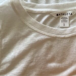 Athleta Classic White Tee